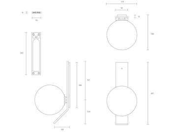 FIZI SINGLE BALL - LED wall lamp by Articolo Studio - view 3
